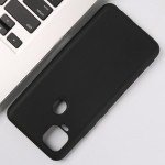 Plain BLACK Ultra-Thin Soft Silicone TPU Matte Gel Stylist Cover for iPhone Slim Fit Look